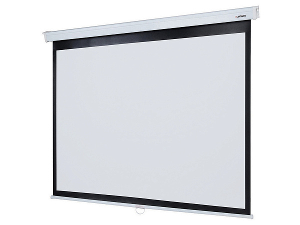 [LMP-100108] Настенный экран Lumien [Master Picture] 128х171 см (раб.область 122х165 см) (81") Matte White FiberGlass (белый корпус) черн. кайма по периметру, возможность потолочн./настенного крепления 4:3