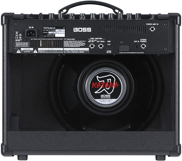 Гитарный комбоусилитель BOSS [KTN-50 Gen3] серии Katana, 50 Вт, динамик 12", встроенный процессор эффектов (6 типов усилителя, 5 секций эффектов)