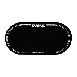 EVANS EQPB2 - Наклейка нейлоновая на рабочий пластик бас барабана, овальная, для двойной педали