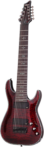 Электрогитара SCHECTER [HELLRAISER C-9 BCH] электрогитара 9-струнная, корпус: красное дерево, топ: волнистый клен, гриф: красное дерево, накладка: палиснадр, 24 лада, цвет: Black Cherry (BCH)