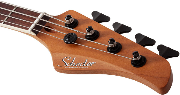 Бас-гитара SCHECTER [C-4 STANDARD CS] бас-гитара 4-струнная, корпус: красное дерево, топ из капа, гриф: печеный клен, накладка: палисандр, 24 лада, цвет Charcoal Satin (CS)