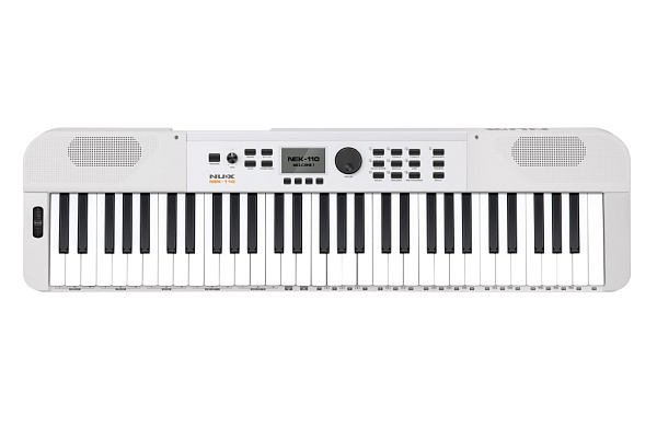 NEK-110-WH Синтезатор, 61 клавиша, автоаккомпанемент, белый, Nux