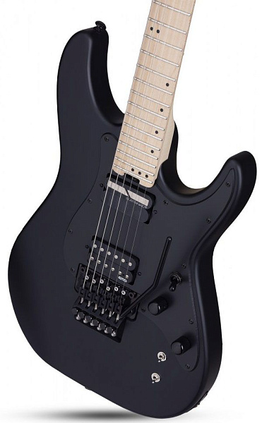Электрогитара SCHECTER [SUN VALLEY SUPER SHREDDER FR S SBK] электрогитара 6-струнная, корпус: красное дерево, гриф: клен, накладка: клен, 24 лада, Sustaniac, FloydRose цвет: Satin Black (SBK)
