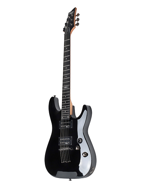 Электрогитара SCHECTER [C-1 SGR BY SCHECTER BLK] электрогитара 6-струнная, с чехлом, корпус: липа, гриф: клен, накладка: палисандр, 24 лада, цвет Black (BLK)