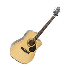 Greg Bennett GD100SCE/N Электроакустическая гитара, цвет натуральный.