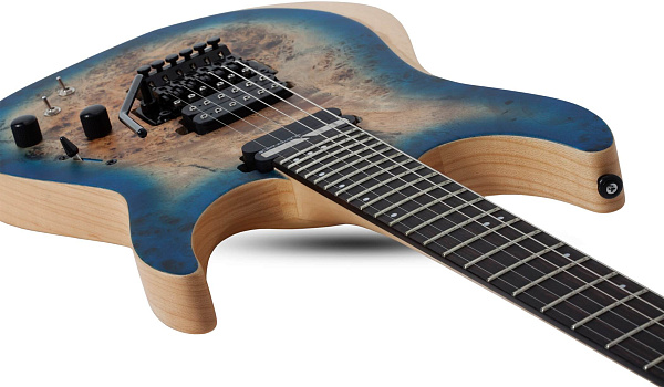Электрогитара SCHECTER [REAPER-6 FR S SKYB] электрогитара 6-струнная, 24 лада, корпус: болотный ясень, топ: кап, гриф: клен, накладка: черное дерево, Sustaniac, FloydRose, цвет: Charcoal Burst (CB)