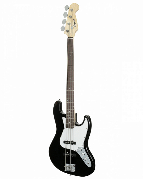 ROCKET JB-1 BK 46" - Бас-гитара четырёхструнная Jazz Bass, цвет чёрный
