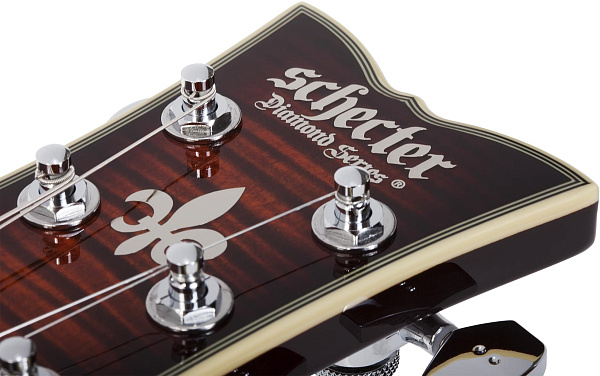 Электрогитара SCHECTER [SOLO-II SUPREME CEB] электрогитара 6-струнная, корпус: красное дерево, гриф: красное дерево, накладка: черное дерево, 22 лада, цвет: Cat's Eye Black Burst (CEB)
