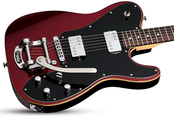 Электрогитара SCHECTER [PT FASTBACK II B M RED] электрогитара 6-струнная, корпус: ольха, гриф: клен, накладка: палисандр, 22 лада, Bigsby, цвет: Metallic Red (MRED)