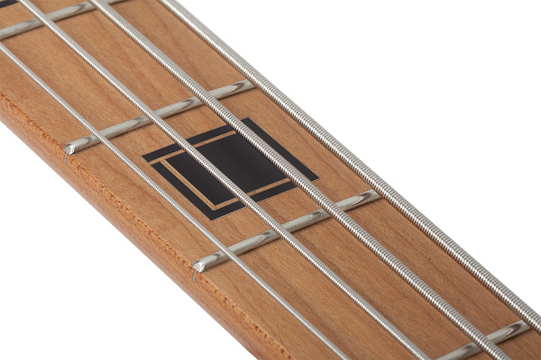 Бас-гитара SCHECTER [J-4 EXOTIC FVSB]  4-струнная, корпус: болотный ясень, топ: зебравуд, гриф: запеченный клен, 21 лад, звукосниматели: EMG Metal Works SJ, цвет: Faded Vintage Sunburst (FVSB)