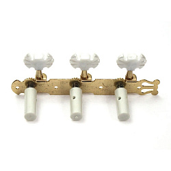 PAXPHIL JC-79-GD Колки для классической гитары, позолоченные, 2 планки 8 шурупов