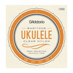 D'Addario EJ65B Pro-Arte Комплект струн для укулеле баритон, посеребренные
