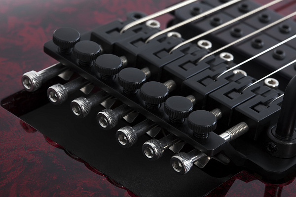 Электрогитара SCHECTER [C-7 APOCALYPSE FR-S RED REIGN RR] электрогитара 7-струнная, корпус: болотный ясень, гриф: клен, накладка: черное дерево, 24 лада, FloydRose, цвет: Red Reign (RR)