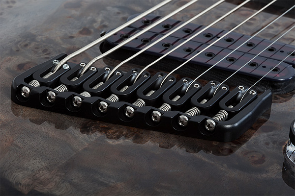 Электрогитара SCHECTER [OMEN ELITE-8 MS CHAR] электрогитара 8-струнная, мультимензур, корпус: красное дерево, топ: кап, гриф: клен, накладка: палисандр, 24 лада, цвет: Charcoal (CHAR)
