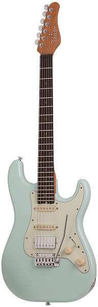 Электрогитара SCHECTER [NICK JOHNSTON TRAD-HSS A. FROST] электрогитара 6-струнная, корпус: ольха, гриф: обоженный клён, накладка черное дерево, на болтах, звукосниматели: HSS, 22 лада, цвет: Atomic Frost