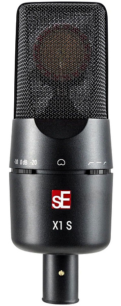 Микрофон конденсаторный sE Electronics [X1 S VOCAL PACK] 20 Гц – 20 кГц, кардиоида, комплектация: металлический поп-фильтр, держатель типа паук, 3-х метровый микрофонный кабель