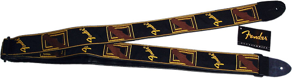 FENDER 2' MONOGRAMMED B/Y/B STRAP - Ремень