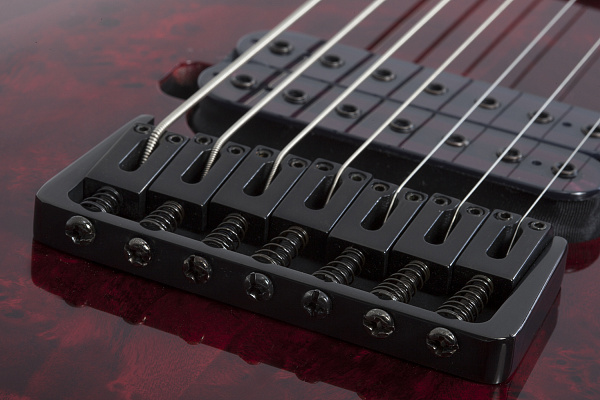 Электрогитара SCHECTER [OMEN ELITE-7 BCHB] электрогитара 7-струнная, корпус: красное дерево, топ: кап, гриф: клен, накладка: палисандр, 24 лада, цвет: Black Cherry Burst (BCHB)