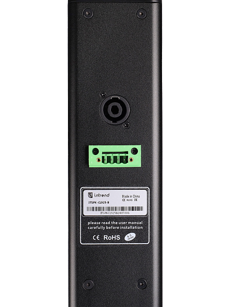 Звуковая колонна Intrend [ITSPK-CL925-B] пассивная, 9x2.5", 4 Ом (220 Вт RMS), SPL 114dB,  95Hz-20kHz, 120°x20° (HхV), вес 4.4кг, цвет черный, крепление в комплекте, (цена за 1шт., в упаковке 2 шт.)