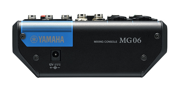 Yamaha MG06 - микшерный пульт, 2 микр. вх., 2 стерео пары, D-PRE" микрофонные предусилители