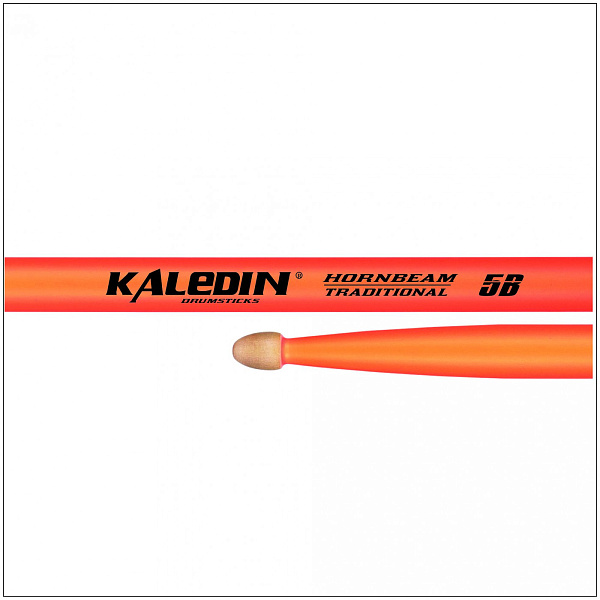 KALEDIN DRUMSTICKS 7KLHBOR5B - Барабанные палочки 5B ORANGE, флуорисцентные