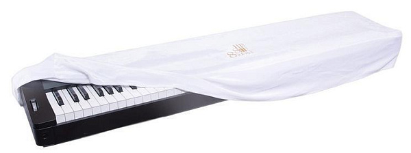UNIQKEYS UKPC-CASS-88-WH - Бархатная накидка для цифрового фортепиано CASIO, 88 клавиш, белый