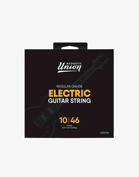 Acoustic Union AUES1046 - Струны для электрогитары (10-46), Coated Nickel Wound