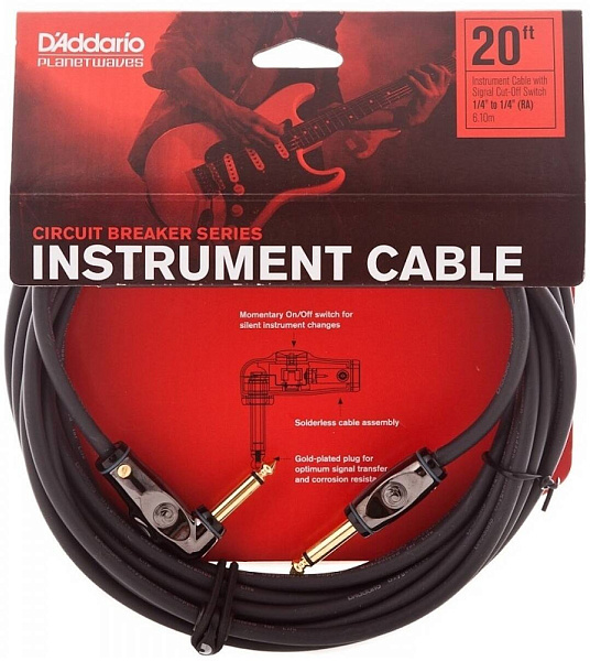 PLANET WAVES PW-AGLRA-20 - Инструментальный кабель