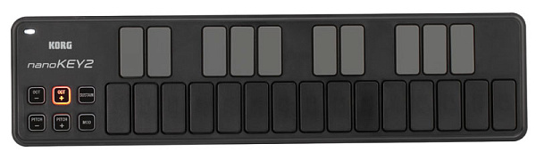 KORG NANOKEY2-BK портативный USB-MIDI-контроллер. 25 клавиш
