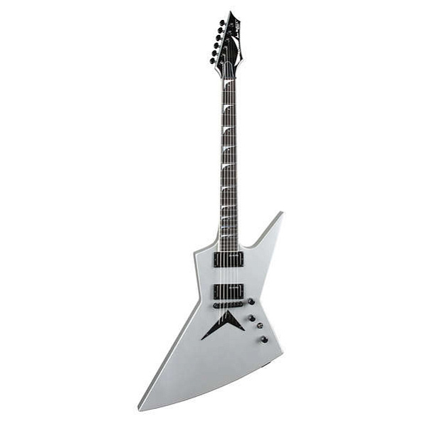 Dean ZERO MSL Электрогитара типа "эксплорер", цвет серебристый металлик, кейс.