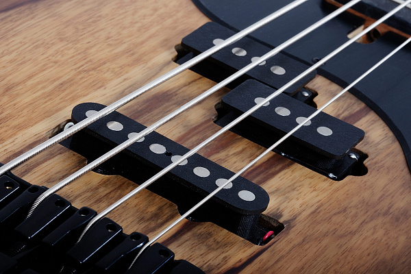Бас-гитара SCHECTER [MODEL-T 4 EXOTIC BLACK LIMBA BL] бас-гитара 4-струнная, корпус: черная лимба, гриф: обожжёный клен, накладка: черное дерево, 21 лад, цвет: Black Limba (BL)