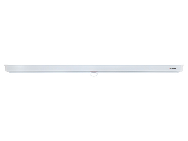 [LMP-100110CSR] Настенный экран Lumien [Master Picture CSR] 172x176см (раб.область 107х170 см) (79") MW FiberGlass черн. кайма по периметру, верх.кайма 60 см, механизм плавного возврата, возможность потолочн./настенного крепления  (белый корпус) 16:10