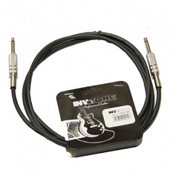 Invotone ACI1302BK - Инструментальный кабель, mono jack 6,3 <-> mono jack 6,3, длина 2 м (черный)