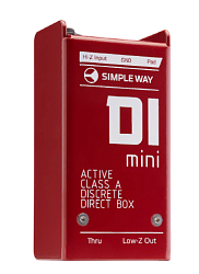 Директ-бокс одноканальный Simple Way Audio D1mini в комплекте: 1. Разъем кабельный джек моно AMPHENO