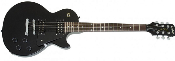 EPIPHONE LES PAUL STUDIO EBONY CH Электрогитара, цвет черный.