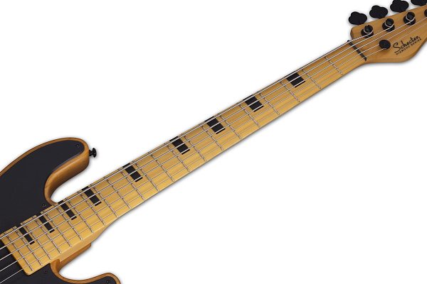 Бас-гитара SCHECTER [MODEL-T SESSION-5 ANS] бас-гитара 5-струнная, корпус: болотный ясень, гриф: клён, 22 лада, цвет: Aged Natural Satin (ANS)