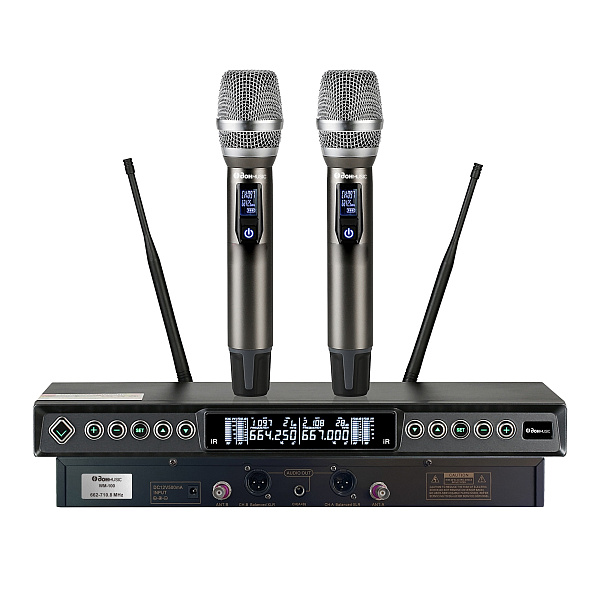 Don Music WM-100 - Радиосистема двухканальная с двумя ручными передатчиками