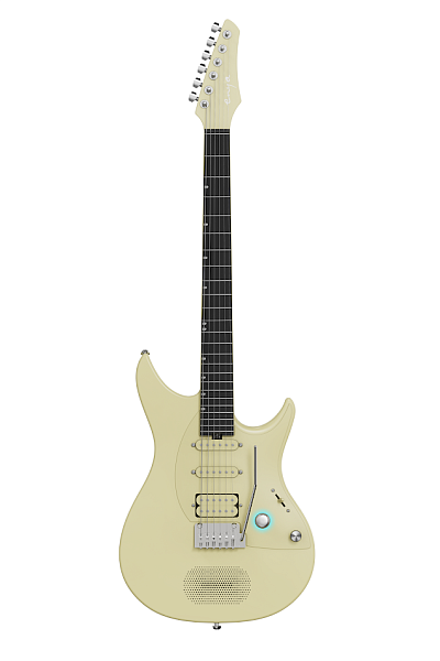 Enya NOVA GO SONIC NEW White Inspire - Электрогитара Superstrat со встр. эффектами с чехлом, белая