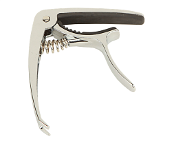 Shinobi SC-1201 каподастр для акустической гитары, серебристый