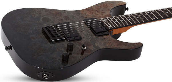 SCHECTER C-1 STANDARD BLACK FADE BURST BURL BFBB - Электрогитара