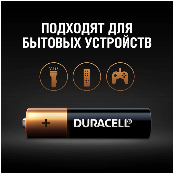 DURACELL LR03 BASIC уп 12 шт - Батарейка тип AAA