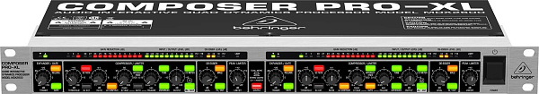 Behringer MDX2600 V2 2-канальный экспандер/ компрессор/ пик-лимитер с энхансером, де-эссер и ламповы