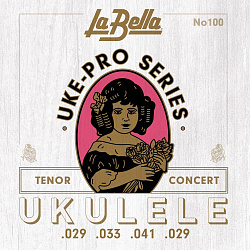 La Bella 100 Uke-Pro - Комплект струн для концертного/тенор укулеле