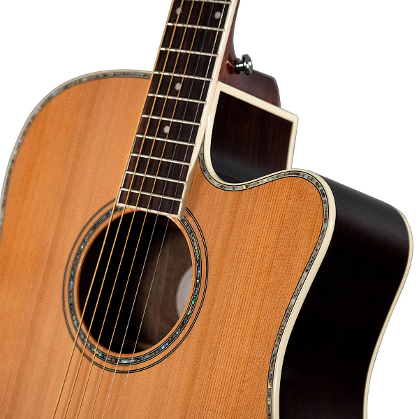 Emotive Rightwood D5 eNA - Электроакустическая гитара дредноут, цвет натуральный