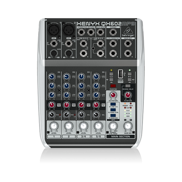 BEHRINGER QX602MP3 - Микшерный пульт