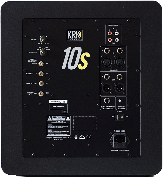 KRK 10S2 Активный студийный сабвуфер, 1х10`, 160 Вт