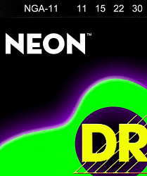 DR NGA-11 (11-50) NEON Струны д/акуст. гитар (фосфорная бронза)