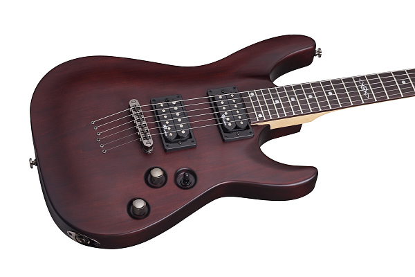 Электрогитара SCHECTER [C-1 SGR BY SCHECTER WSN] электрогитара 6-струнная, с чехлом, корпус: липа, гриф: клен, накладка: палисандр, 24 лада, цвет Walnut Satin (WSN)
