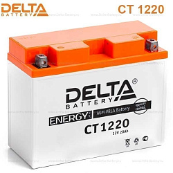 Аккумулятор Delta CT 1220 (12V / 20Ah / 250A)