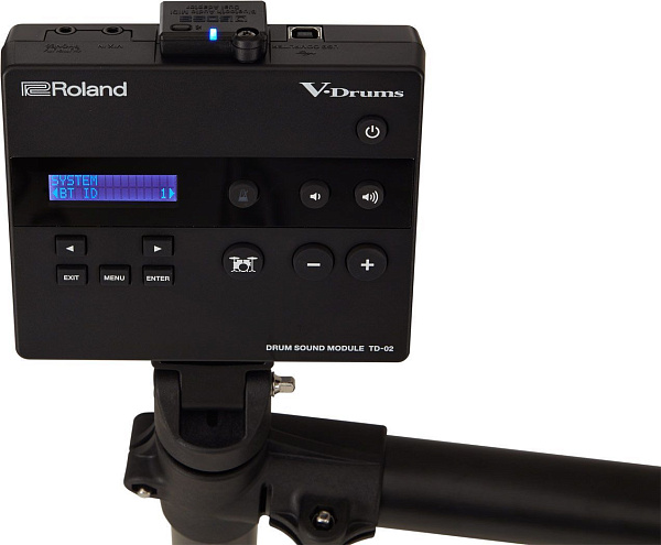 Электронная ударная установка ROLAND [TD-02KV] TD-02KV V-Drums начального уровня, 16 наборов ударных, функция обучения, USB